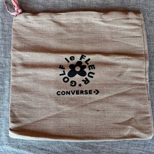 Converse Golf Le Fleur soft burlap shoe bag